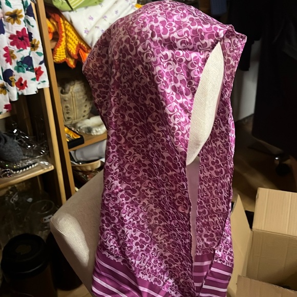 Silk Coach skinny scarf - Picture 1 of 4